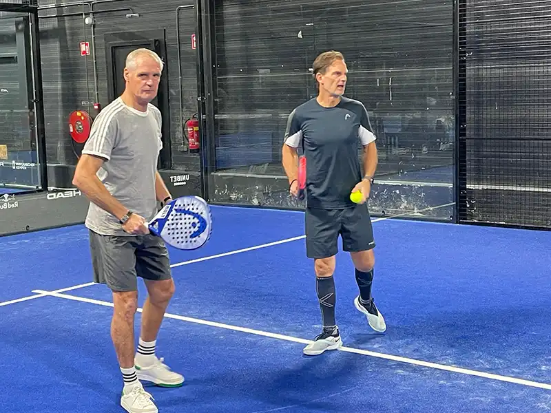 Padel spelers