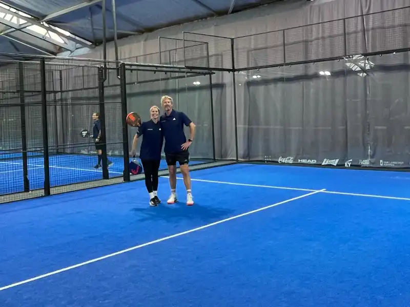 Padel dag 2_Kelly Zeeman & Edwin van der Sar