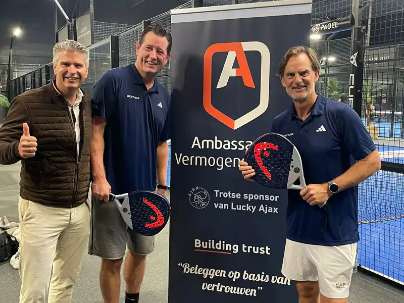 Padel dag 2_hoofdsponsor en Ronald de Boer